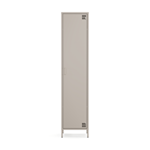 Pera Metal Elbise Dolabı, Soyunma Dolabı, Tek Kapılı, 41,50 X 40 X 189,50 Cm - Bej Rengi