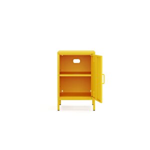 Pera Komodin Kapaklı 41,5 X 40 X 64,50 Cm - Ral 1018 Sarı