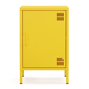 Pera Komodin Kapaklı 41,5 X 40 X 64,50 Cm - Ral 1018 Sarı