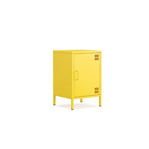 Pera Komodin Kapaklı 41,5 X 40 X 64,50 Cm - Ral 1018 Sarı