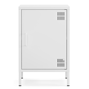 Pera Komodin Kapaklı 41,5 X 40 X 64,50 Cm - 9016 Beyaz