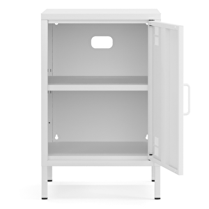 Pera Komodin Kapaklı 41,5 X 40 X 64,50 Cm - 9016 Beyaz