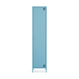 Pera Metal Elbise Dolabı, Soyunma Dolabı, Tek Kapılı, 41,50 X 40 X 189,50 Cm - Ral 5024 Mavi
