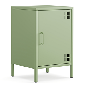Pera Komodin Kapaklı 41,5 X 40 X 64,50 Cm - Ral 6011 Yeşil Ral 6011