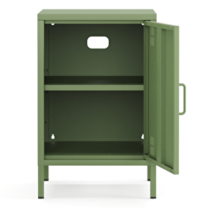 Pera Komodin Kapaklı 41,5 X 40 X 64,50 Cm - Ral 6011 Yeşil