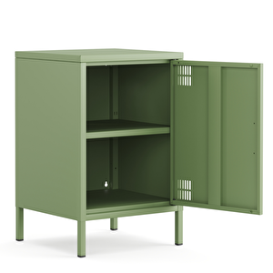 Pera Komodin Kapaklı 41,5 X 40 X 64,50 Cm - Ral 6011 Yeşil