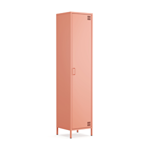Pera Metal Elbise Dolabı, Soyunma Dolabı, Tek Kapılı, 41,50 X 40 X 189,50 Cm - Ral 3022 Somon