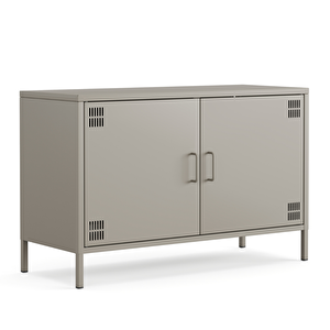 Tv Ünitesi, Tv Dolabı,2 Kapaklı Dolap 100,50 X 40 X 64,50 Cm - Ral 7039 Antrasit Ral 7039