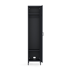 Pera Metal Elbise Dolabı, Soyunma Dolabı, Tek Kapılı, 41,50 X 40 X 189,50 Cm - Ral 7016 Antrasit