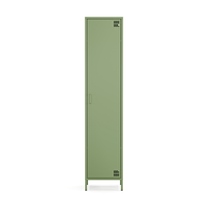 Pera Metal Elbise Dolabı, Soyunma Dolabı, Tek Kapılı, 41,50 X 40 X 189,50 Cm - Ral 6011 Yeşil