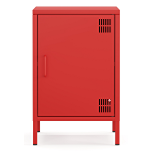 Pera Komodin Kapaklı 41,5 X 40 X 64,50 Cm 3020 Kırmızı