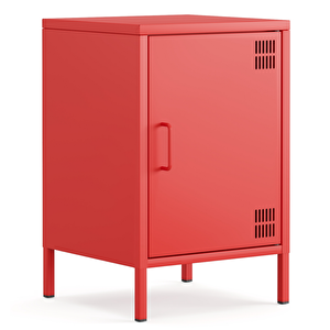 Pera Komodin Kapaklı 41,5 X 40 X 64,50 Cm 3020 Kırmızı Ral 3020