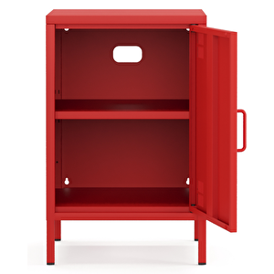 Pera Komodin Kapaklı 41,5 X 40 X 64,50 Cm 3020 Kırmızı