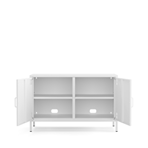 Pera Tv Ünitesi, Tv Dolabı,2 Kapaklı Dolap 100,50 X 40 X 64,50 Cm - Ral 9016 Beyaz