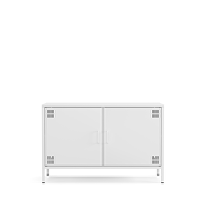 Pera Tv Ünitesi, Tv Dolabı,2 Kapaklı Dolap 100,50 X 40 X 64,50 Cm - Ral 9016 Beyaz