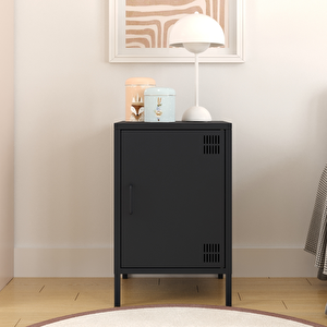 Pera Komodin Kapaklı 41,5 X 40 X 64,50 Cm - 7016 Antrasit 7016 Antrasit