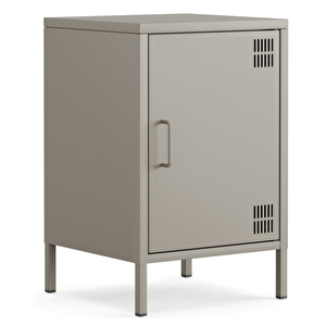 Pera Komodin Kapaklı 41,5 X 40 X 64,50 Cm - Ral 7039 Antrasit Ral 7039