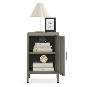 Pera Komodin Kapaklı 41,5 X 40 X 64,50 Cm - Ral 7039 Antrasit