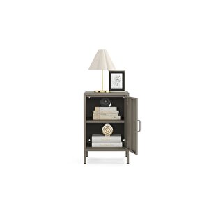 Pera Komodin Kapaklı 41,5 X 40 X 64,50 Cm - Ral 7039 Antrasit