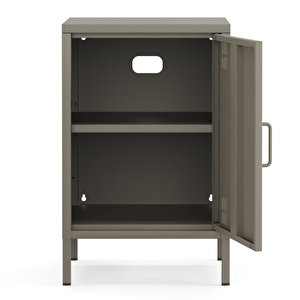 Pera Komodin Kapaklı 41,5 X 40 X 64,50 Cm - Ral 7039 Antrasit