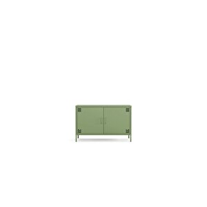 Pera Tv Ünitesi, Tv Dolabı,2 Kapaklı Dolap 100,50 X 40 X 64,50 Cm - Ral 6011 Yeşil