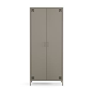 Pera Metal Elbise Dolabı, Soyunma Dolabı, İki Kapılı, 80,50 X 50 X 189,50 Cm - Ral 7039 Antrasit