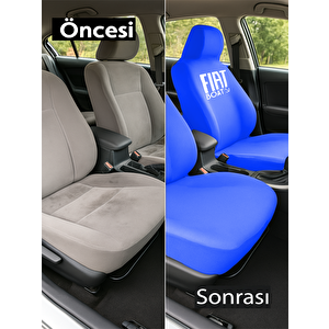 Terletmeyen Kumas Ve Birebir Uyum Sunan Fiat / Tofaş Murat 131 Ile Uyumlu Oto Koltuk Kilifi Simdi Burada Mavi