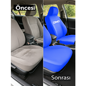 Aracinizin Icini Yenileyen Dacia Sandero Ile Uyumlu Oto Koltuk Kilifi Ile Her Detay Ozel Mavi