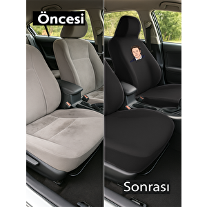 Estetik Detaylarla Hazirlanan Tesla Model Y Ile Uyumlu Oto Koltuk Kilifi Ile Farkinizi Gosterin Siyah