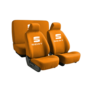 Sade Ve Sik Gorunum Sunan Seat Ateca Ile Uyumlu Oto Koltuk Kilifi Tam Araciniza Gore Turuncu