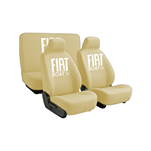 Fiat / Tofaş Şahin Ile Uyumlu Oto Koltuk Kilifi Aracinizi Korur Surus Keyfinizi Yukari Tasir Bej
