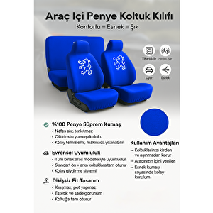Peugeot 107 Ile Uyumlu Oto Koltuk Kilifi Sayesinde Aracinizin Ic Mekanina Modern Bir Hava Katin