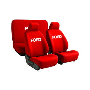 Araciniz Icin Ozel Olarak Tasarlanan Ford Taunus Ile Uyumlu Oto Koltuk Kilifi Ile Surus Keyfi Artar Kırmızı