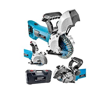 Spech Power Amerikan 4100 W Döner Gövdeli Profesyonel Lazerli Elektrikli Duvar Oluk Kanal Açma Kesme Makinası