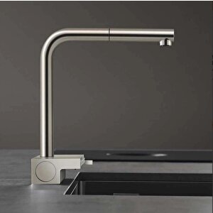 Hansgrohe Aquno Select M81 Eviye Bataryası 250 Spiralli 2jet Sbox Paslanmaz Çelik 73830800