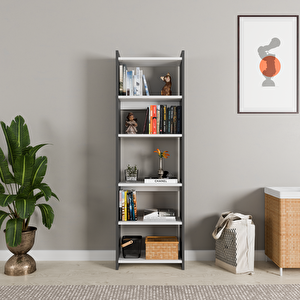 Rozbo 5 Raflı Kitaplık 45x22x160 Cm