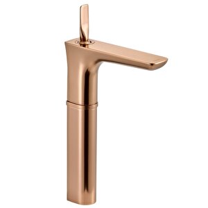Yüksek Lavabo Bataryasi Mat Rose Fk-5123