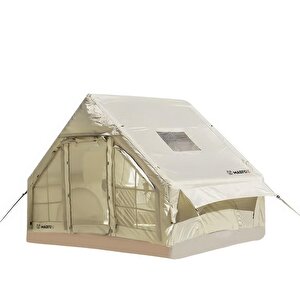 Bigless Glamping Cotton Inflatable Şişme Çadır  Baca Çıkışlı
