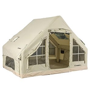 Bigless Glamping Cotton Inflatable Şişme Çadır  Baca Çıkışlı