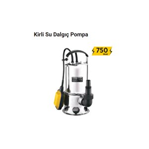 Rtr Max Rtm837 Kirli Su Dalgıç Pompa 750 Waat