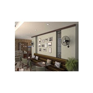 Hef-dk650 190w 65 Cm Siyah 3 Kanat Kumandalı Sanayi Tipi Duvar Vantilatörü