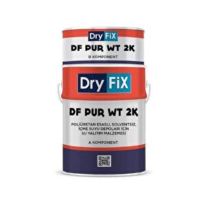 Df Pur Wt 2k İçme Suyu Depoları İçin Poliüretan Su Yalıtımı 24 Kg Mavi