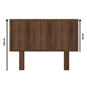 Hüma Model Beyaz Renk Ahşap Tek Başlık ( Yatay ) 150 cm
