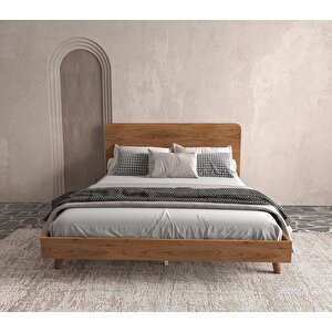 Softwood Ahşap Ceviz Karyola | Kolay Kurulum