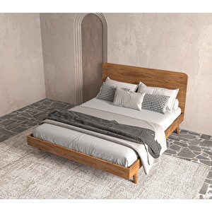 Softwood Ahşap Ceviz Karyola | Kolay Kurulum