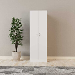 Tdesigno Altın Giyinme Dolabı - Çok Amaçlı Dolap - Gardırop 60 Cm-2 Kapaklı
