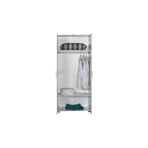 Beyaz 2 Kapılı Gardırop Grd 320 Bb 1