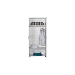 Beyaz 2 Kapılı Gardırop Grd 320 Bb 1