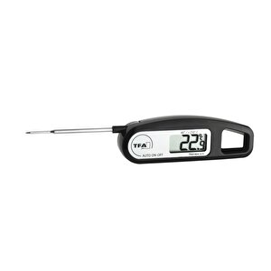 Thermo Jack Katlanır Problu Dijital Termometre Siyah