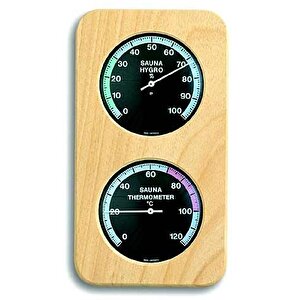 Sauna Termometre Higrometre Nem Ölçer Ahşap